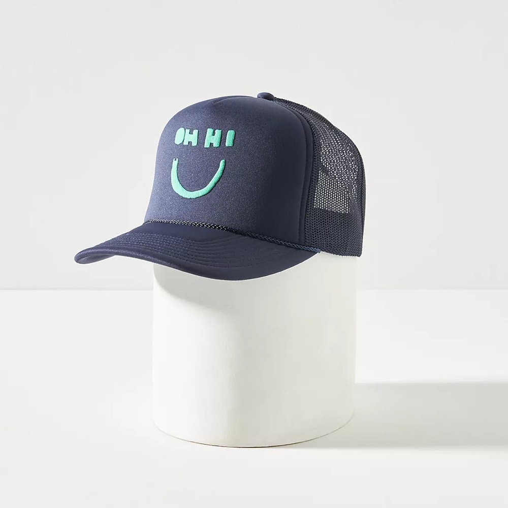Anthropologie Kerri ROSENTHAL Oh Hi Trucker Hat New